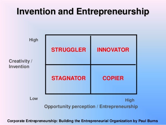 Corporate Entrepreneurship Building an Entrepreneurial Organization